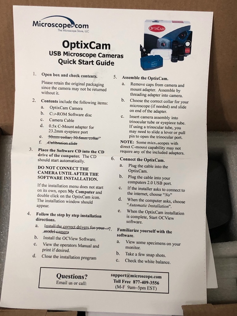 optixcam summit series driver